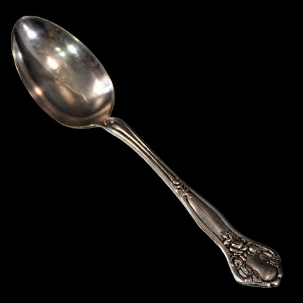 Dolly Madison 1911 Pattern Serving Spoon Silver Inlaid by Holmes & Edwards